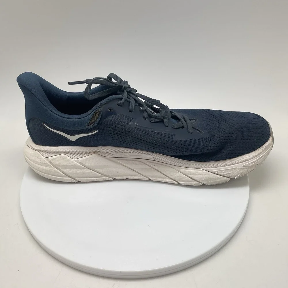 Hoka One One Sneakers Mens 12.5 D Arahi 7 1147850 OPC Navy Blue Running‎ Shoes